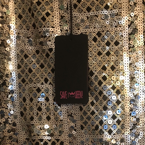 🇮🇹 Save the Queen Sequined Dress (NWT) - Picture 14 of 16